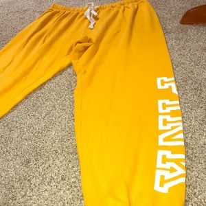 Yellow sweatpants